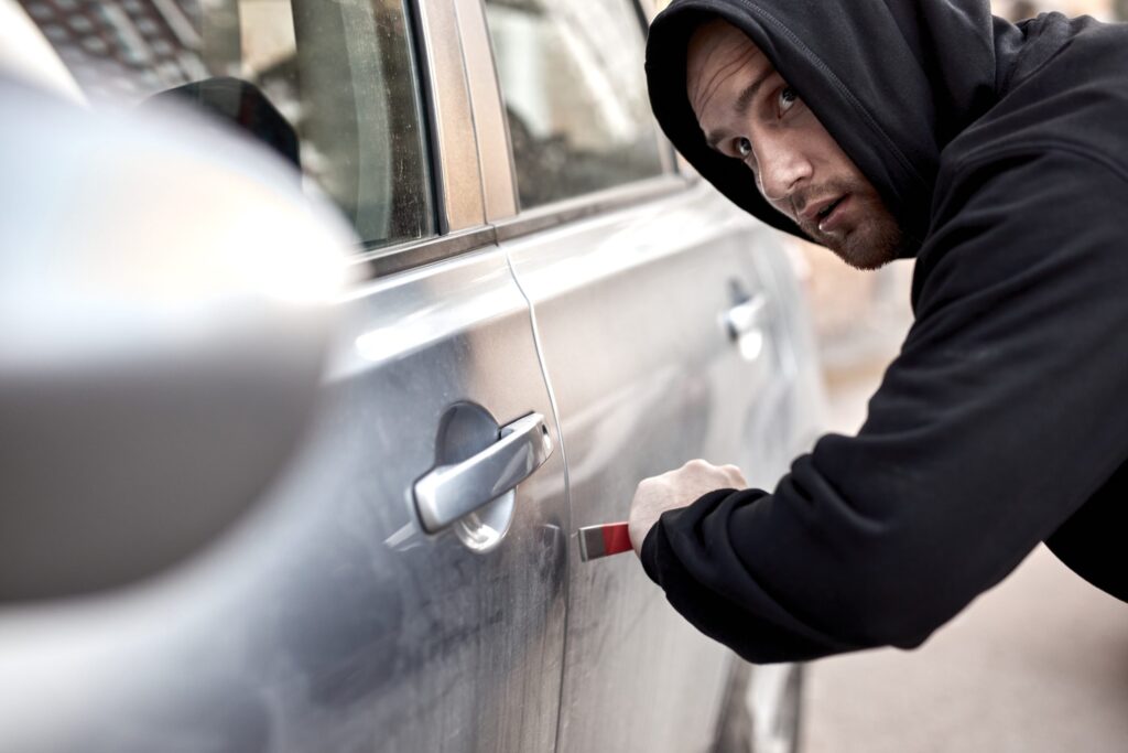 Preventing theft of stolen survey equipment