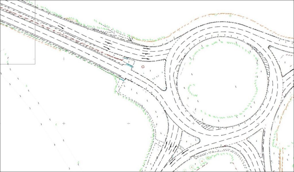 Topographic survey from a mobile mapped point cloud