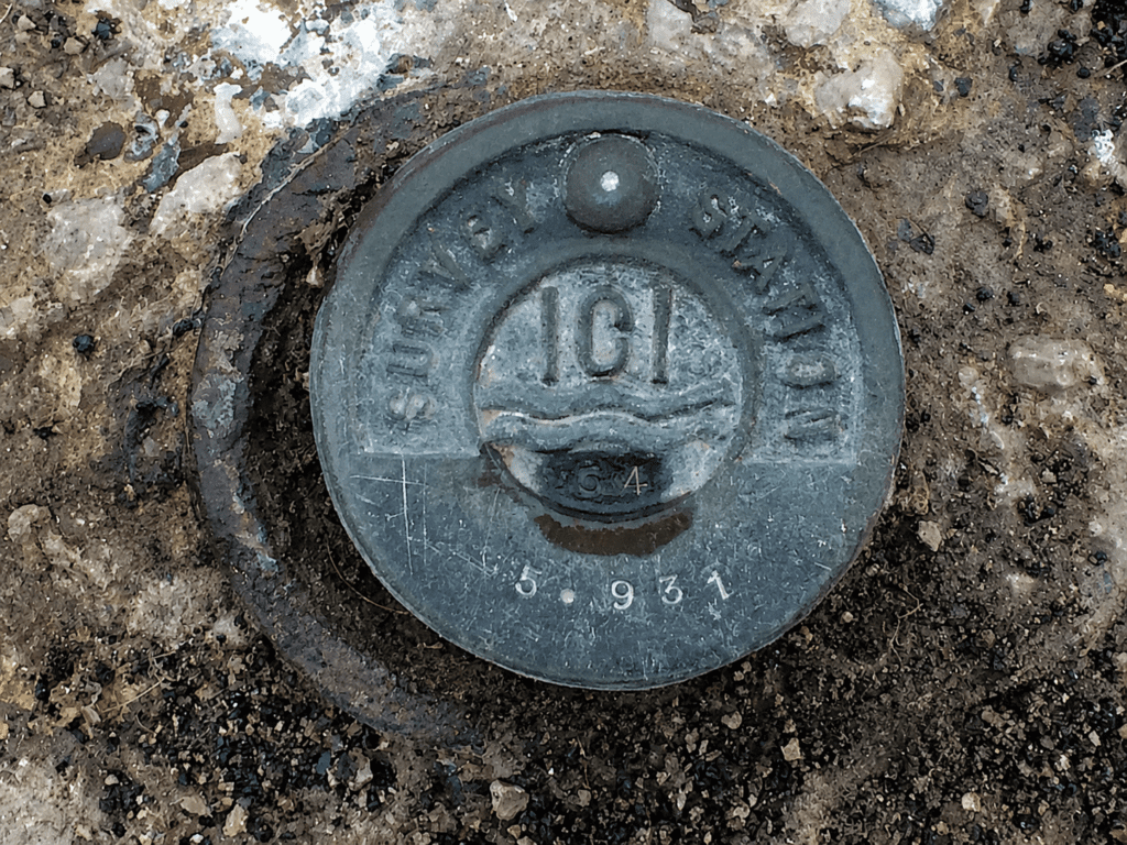 Primary survey control established in 1989 and still going strong 4 decades later