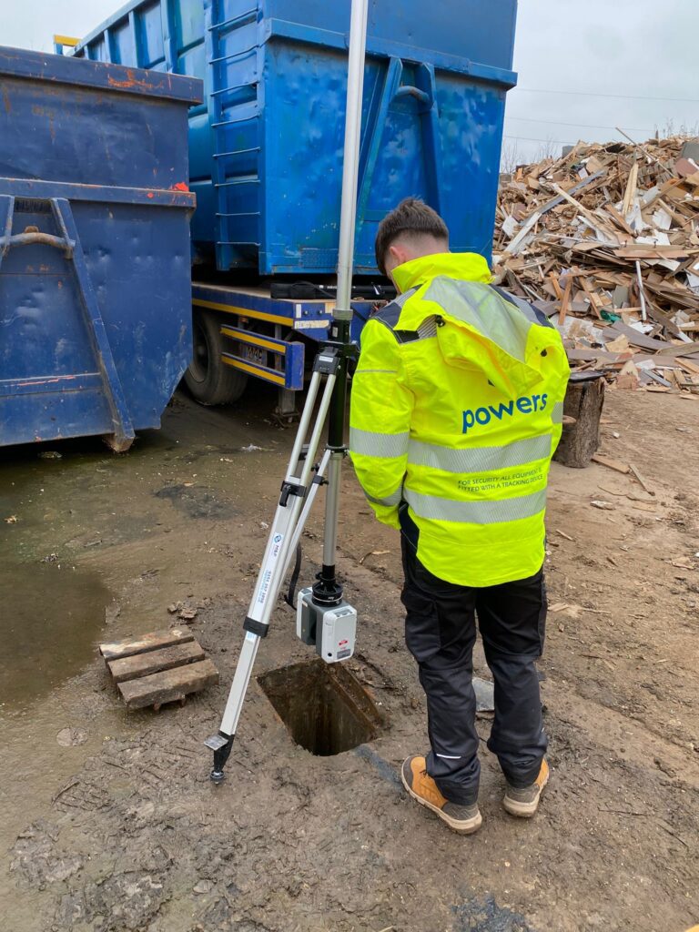 3D Laser Scanner Scanning and Underground tank