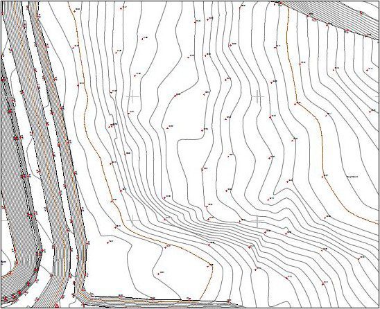 Contour plan