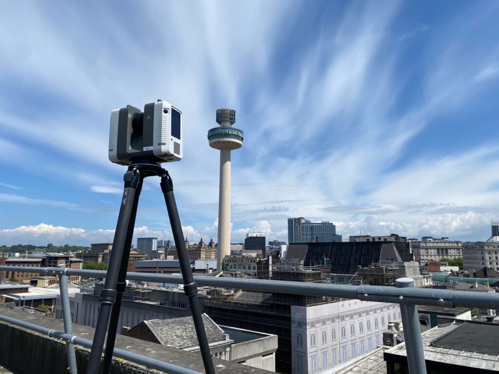 3D Laser scan of a roof