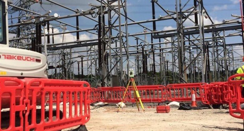 Setting out at Weaver island substation and shunt reactor