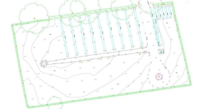 Measured surveys in cemeteries