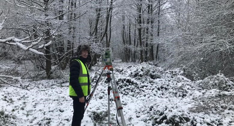 Surveying in the Snow